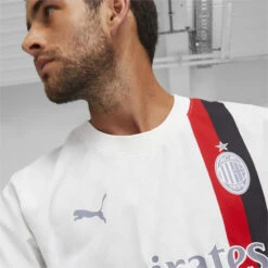 AC Milan 23/24 Authentic Uitshirt Voor Heren PUMA -Regatta Verkoop ac milan 2324 authentic uitshirt voor heren puma 2