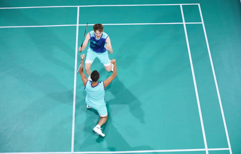 Badmintonshirt Voor Heren 990 Donkerrood 15 Badmintonshirt Voor Heren 990 Donkerrood - Afbeelding 13