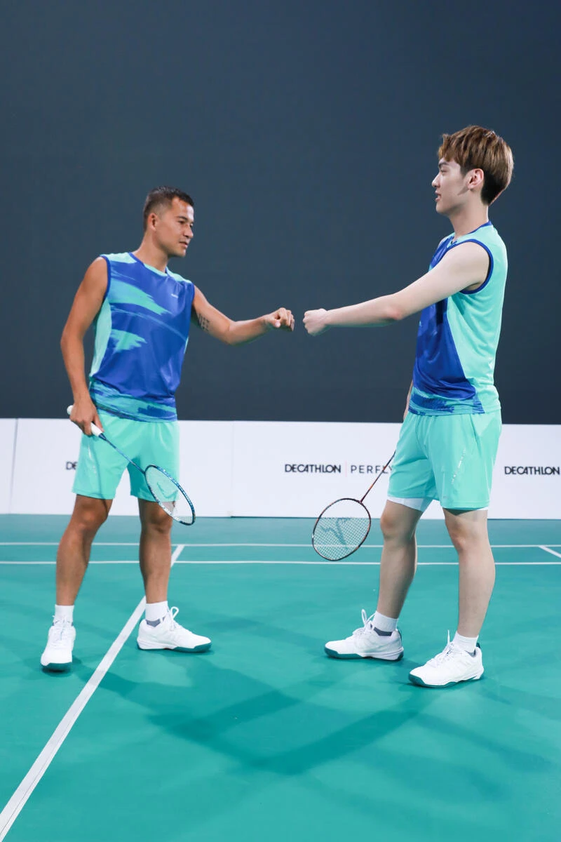 Badmintonshirt Voor Heren 990 Donkerrood 21 Badmintonshirt Voor Heren 990 Donkerrood - Afbeelding 19