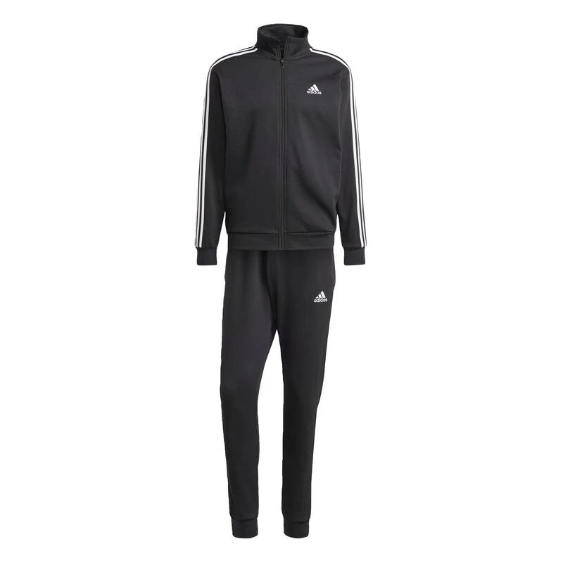 ADIDAS Basic 3-Stripes Fleece Trainingspak 4 ADIDAS Basic 3-Stripes Fleece Trainingspak - Afbeelding 2