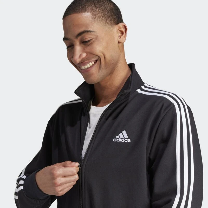 ADIDAS Basic 3-Stripes Fleece Trainingspak 6 ADIDAS Basic 3-Stripes Fleece Trainingspak - Afbeelding 4