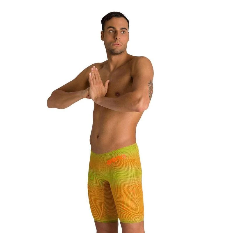 Arena Carbon Air² Zwembroek - Limoen / Oranje 5 Arena Carbon Air² Zwembroek - Limoen / Oranje - Afbeelding 3
