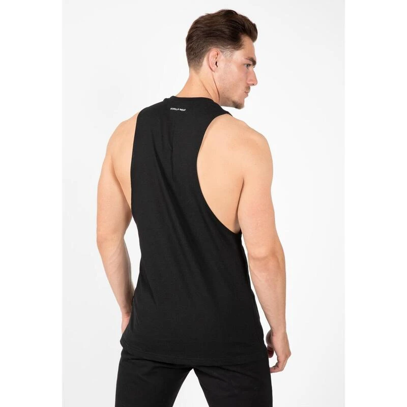 Gorilla Wear Cisco Drop Armhole Tank Top Black 4 Gorilla Wear Cisco Drop Armhole Tank Top Black - Afbeelding 2
