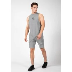 Gorilla Wear Cisco Drop Armhole Tank Top Gray/Black -Regatta Verkoop cisco drop armhole tank top grayblack 2