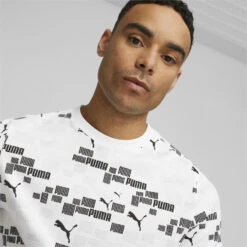 ESS+ LOGO LAB T-shirt Voor Heren PUMA -Regatta Verkoop ess logo lab t shirt voor heren puma 4