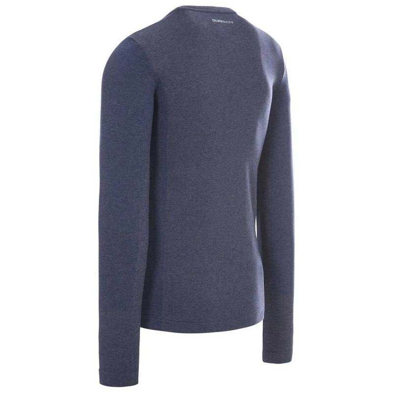 TRESPASS Heren Timo Lange Mouwen Sport Shirt (Marine Marl) 4 TRESPASS Heren Timo Lange Mouwen Sport Shirt (Marine Marl) - Afbeelding 2