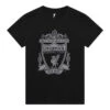 Liverpool FC Liverpool Logo T-shirt Senior - Zwart -Regatta Verkoop liverpool logo t shirt senior zwart