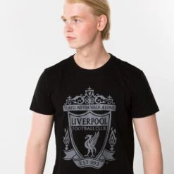 Liverpool FC Liverpool Logo T-shirt Senior - Zwart -Regatta Verkoop liverpool logo t shirt senior zwart 4