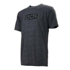 Merk T-shirt Met IXS Logo - Grijs