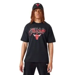 NEW ERA Oversized T-shirt Chicago Bulls NBA Script
