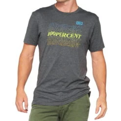 100% Silva - T-Shirt - Houtskool/Heer - Grijs