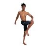 Speedo Allover V-Cut Jammer - Black/ USA Charcoal/ White -Regatta Verkoop speedo allover v cut jammer black usa charcoal white