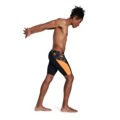 Speedo ECO END+ Splice Jammer - Black/ Papaya Punch/ USA Charcoal -Regatta Verkoop speedo eco end splice jammer black papaya punch usa charcoal 2