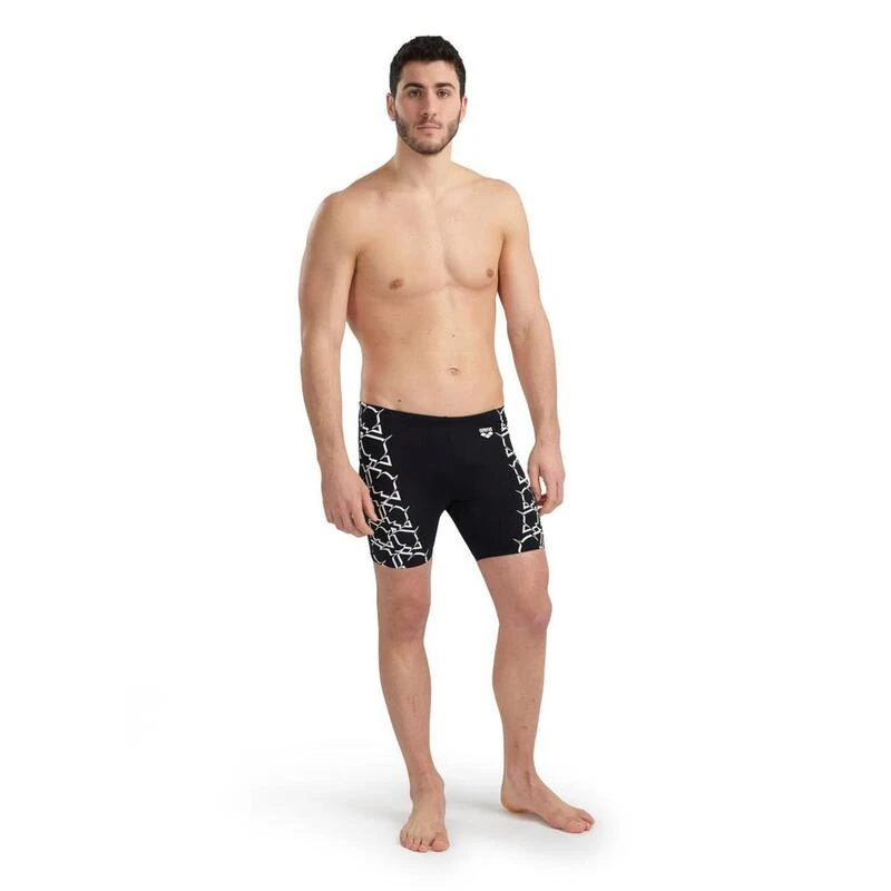 Arena Swim Graphic Mid Jammer - Zwart 5 Arena Swim Graphic Mid Jammer - Zwart - Afbeelding 3