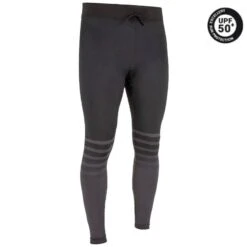 Uv-werende Legging Voor Surfen Heren 100 Leiblauw