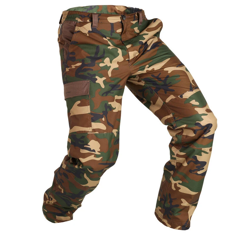 Warme En Waterdichte Camouflagebroek Voor De Jacht 100 4 Warme En Waterdichte Camouflagebroek Voor De Jacht 100 - Afbeelding 2