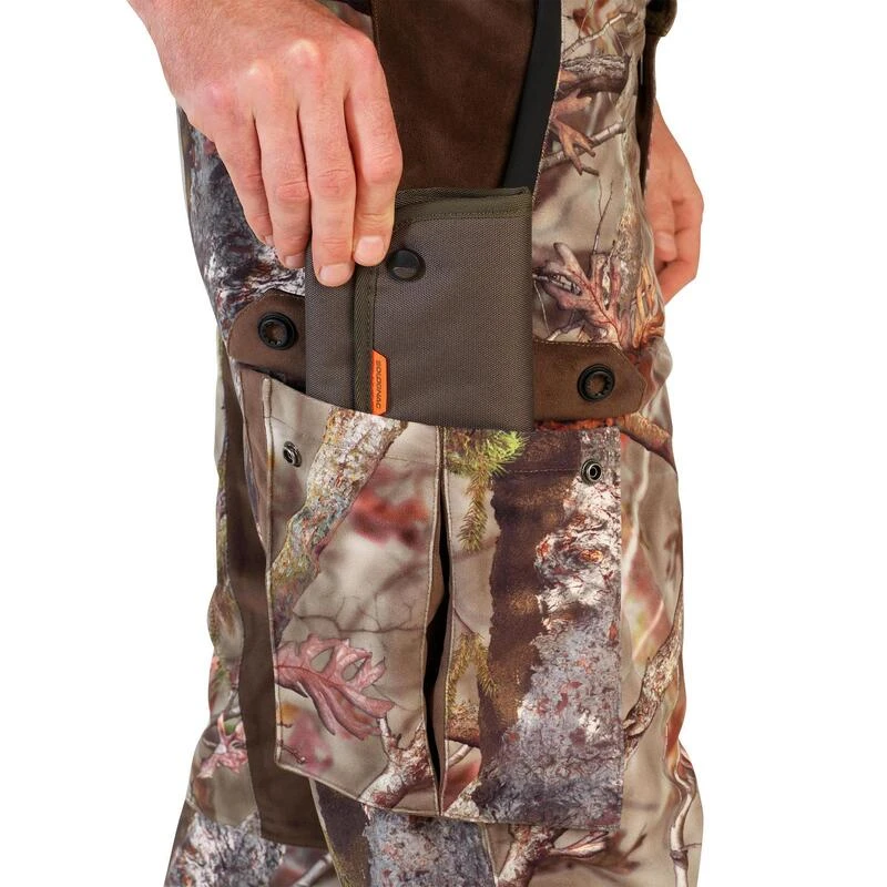 Warme Waterdichte Geluidloze Camouflagebroek Voor De Jacht 900 Bruin 11 Warme Waterdichte Geluidloze Camouflagebroek Voor De Jacht 900 Bruin - Afbeelding 9