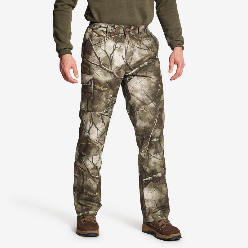 Warme Camouflagebroek Voor De Jacht 100 3 Warme Camouflagebroek Voor De Jacht 100