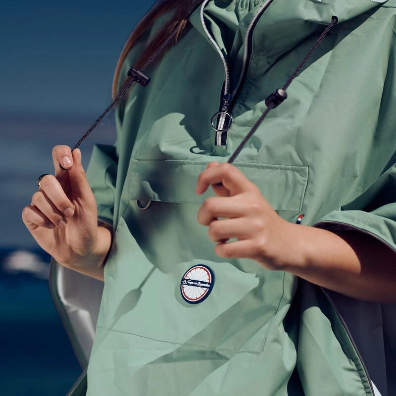 Waterdichte, Ademende, Ecologische Fietsregenponcho, Unisexe - Cap Lizard 5 Waterdichte, Ademende, Ecologische Fietsregenponcho, Unisexe - Cap Lizard - Afbeelding 3